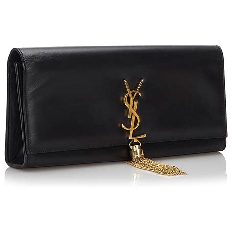 pochette noire yves saint laurent|saint laurent handbags.